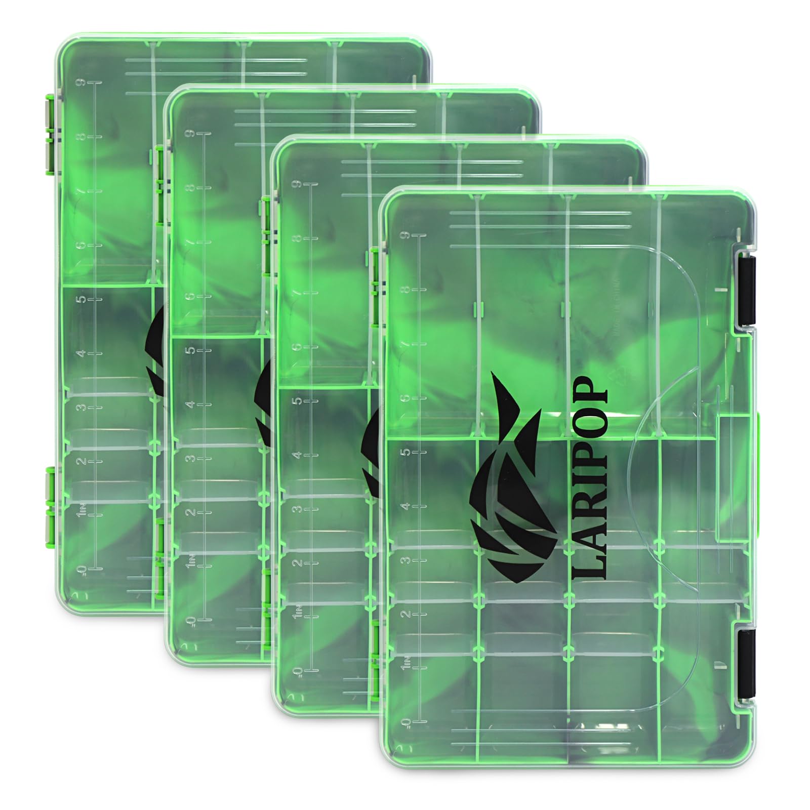 Tackle Boxes, Fishing Plastic Box, Transparent Plastic Storage Organizer Box,Tool Box, Bait Separator -Angler's equipment- 2 Packs /4 Packs Tackle Trays - Parts Box