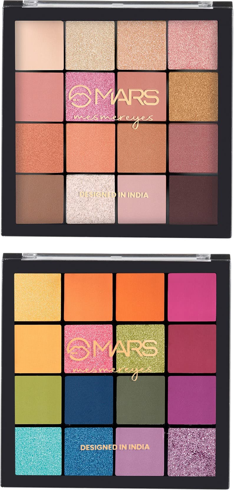 MARS 36 Shade Ultra Pigmented Velvety Eyeshadow Palette 41.6 g (Shade-02+03) Multicolor Satin Finish-picture-24