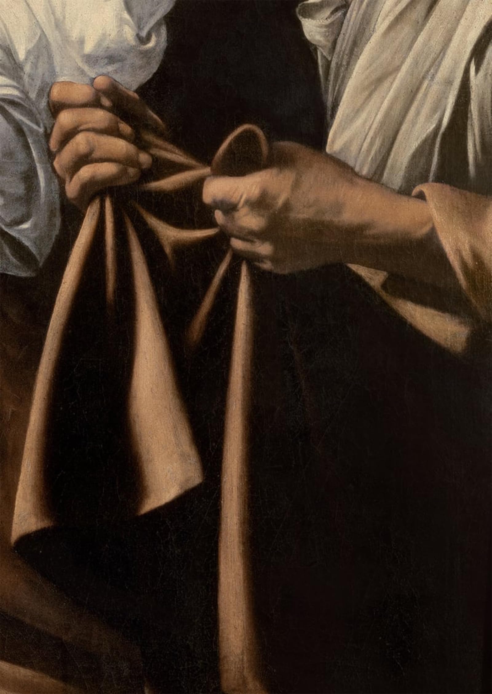 ARTXLXXBN Famous Print Painting Colorful Art Print Servant Holding Bag for the Head From Judith and Holofernes by Merisi Caravaggio Canvas Art Decorations for Home Decor 60x90cm