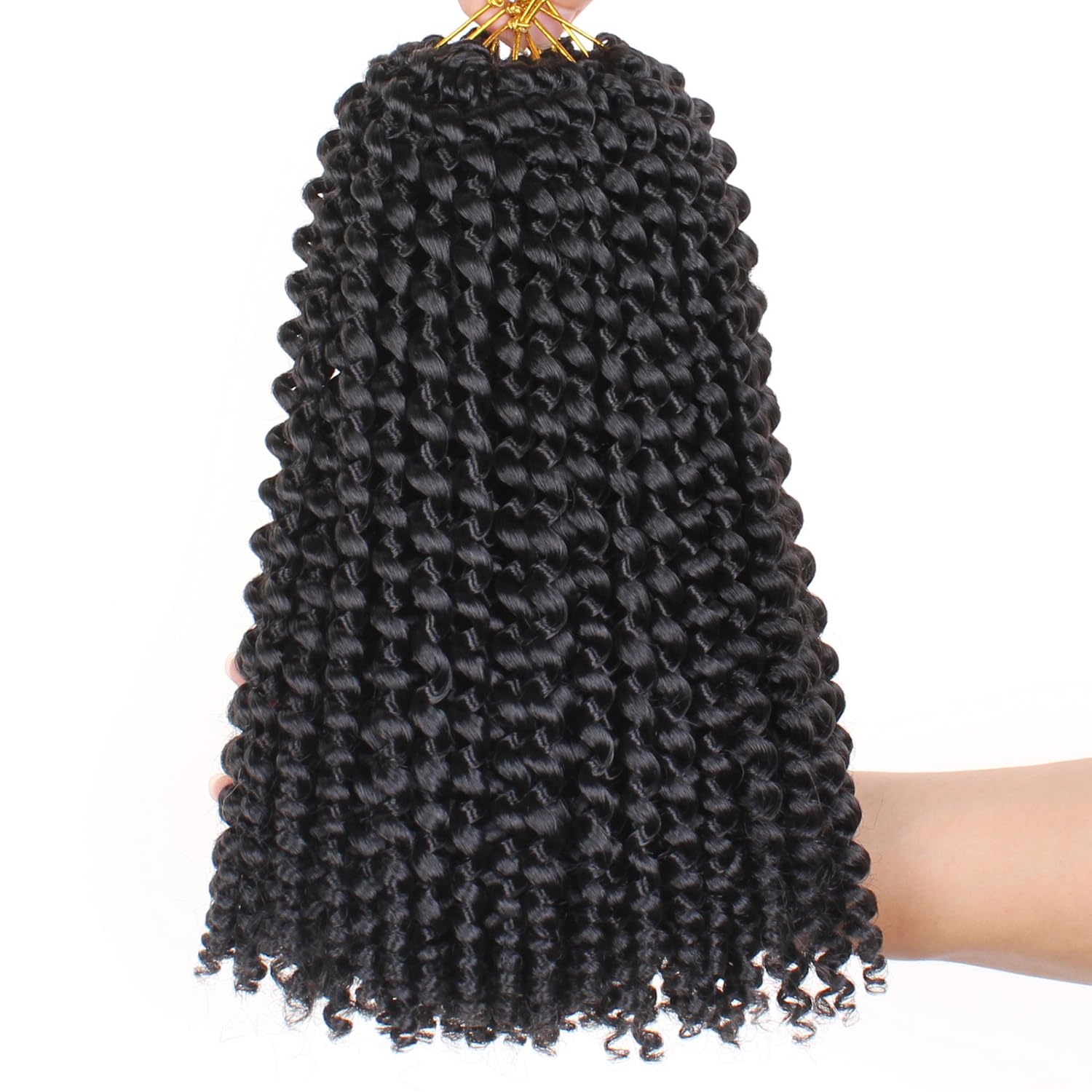 Mscat 12 Inch Short Passion Twist hair 7pcs Water Wave Crochet Hai Extensions For Passion Twist Braiding Hair Braids 2#