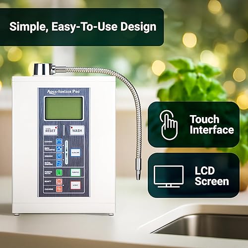 Miniatura 3 de Aqua Ionizer Deluxe 7.0 | Ionizador de agua | Sistema de filtración de agua alcalina | Produce pH 4.5-11.0 | ORP de hasta -800 mV | 4000 litros por