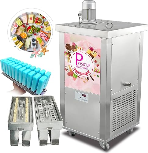 Kolice Máquina de paletas de moldes delgados brasileños comerciales, máquina de barras de hielo, máquina de palitos de hielo, máquina de paletas de