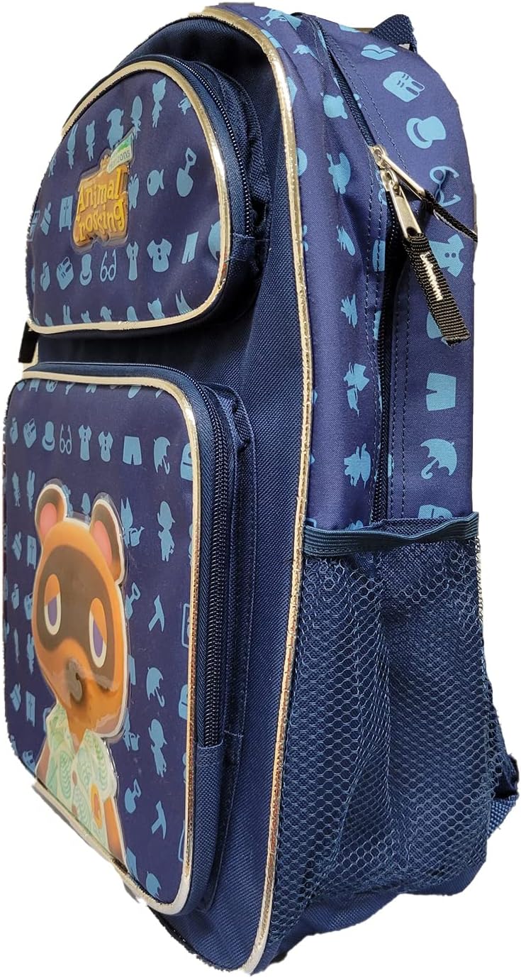 Accessory Innovations Animal Crossing 16 Inch Large Backpack, Blue