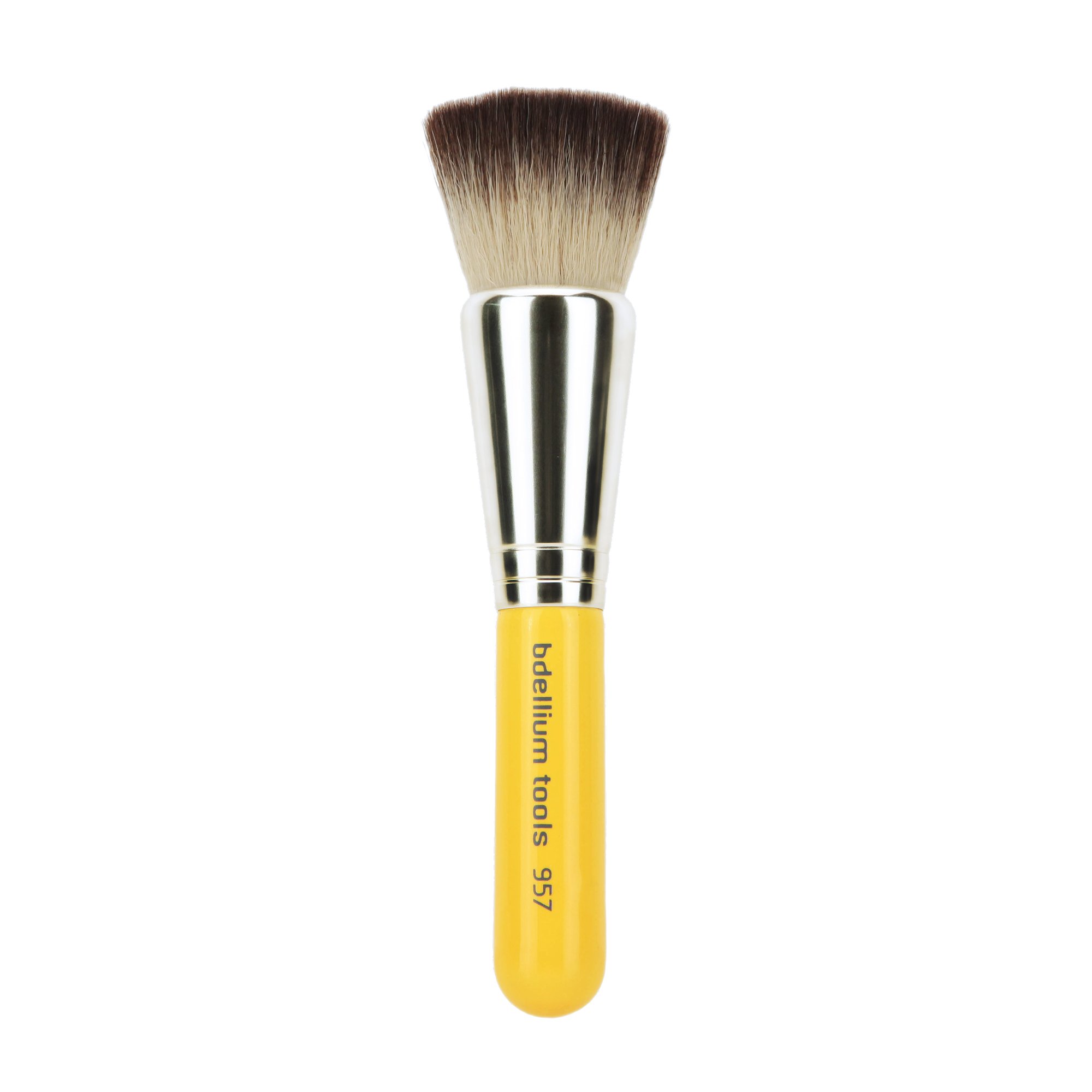 Bdellium Tools Brocha de maquillaje antibacteriana profesional, línea de viaje, precisión Kabuki, efecto aerógrafo