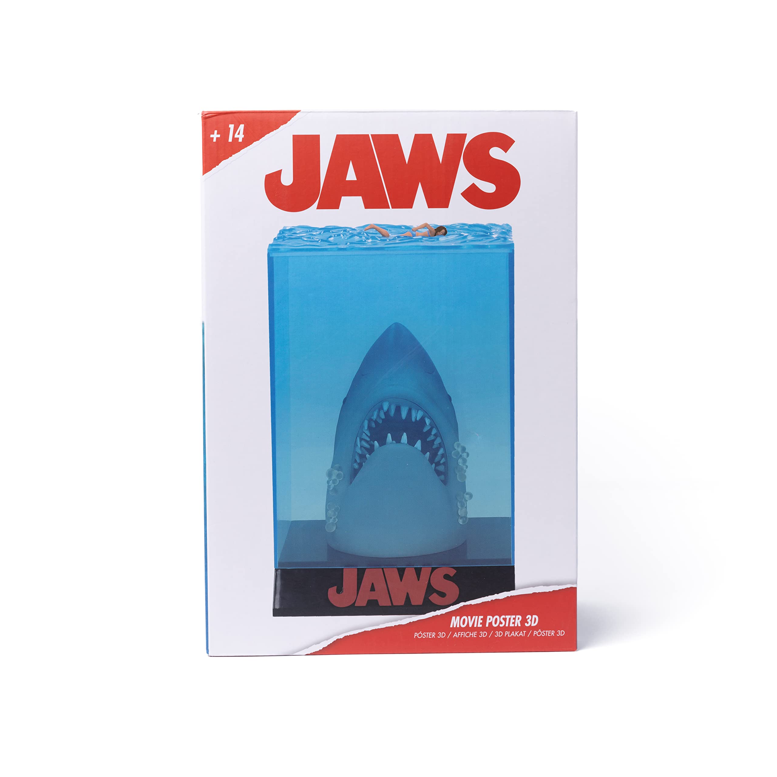 JAWS 3Dポスター スタチュー Jaws 3D Poster Statue The great white shark : Amazon.co.uk: Home