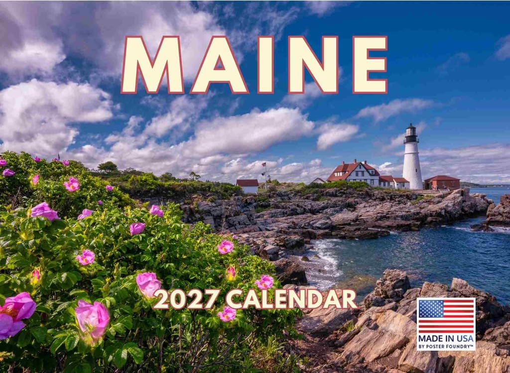 Maine Calendar 2024 Wall Calander Monthly โ image 1
