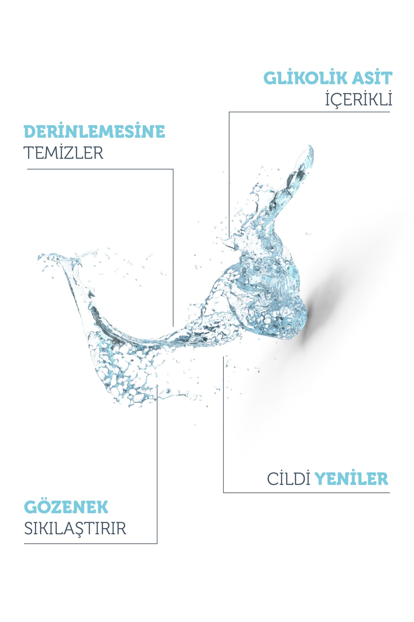 The Purest Solutions Canlandırıcı Ve Gözenek Sıkılaştırıcı Glikolik Asit Mavi Tonik, Seyahat Boy 50 ml