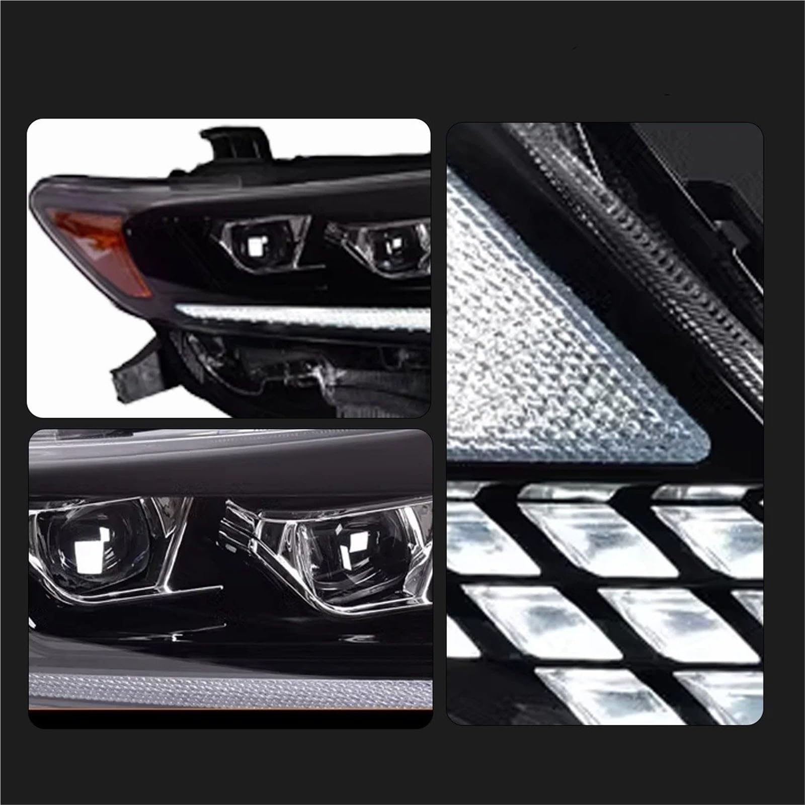 Faro Anteriore per Toyota Harrier Venza 2009-2013 Faro proiettore Faro Luce Diurna Accessori automobilistici Luce Auto Gruppo Faro Auto