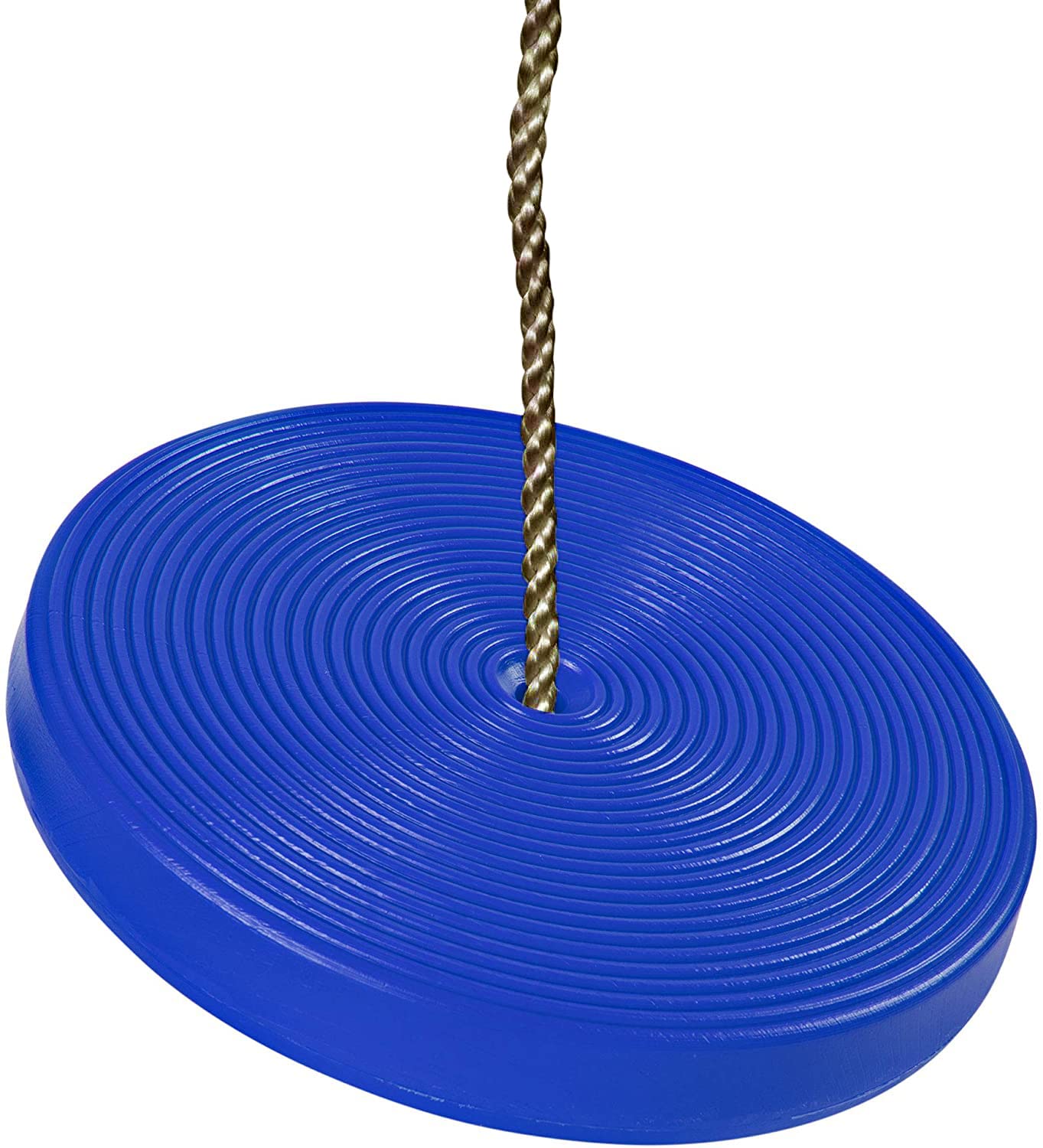 Toy Park Plastic Disc Swing Outdoor Indoor Hanging Plate Children Swing Disc Seat Kids Round Rope Playground Garden Play Activity with Height Adjustable (Blue) (B09MNMYK74) Amazon Price History, Amazon Price Tracker