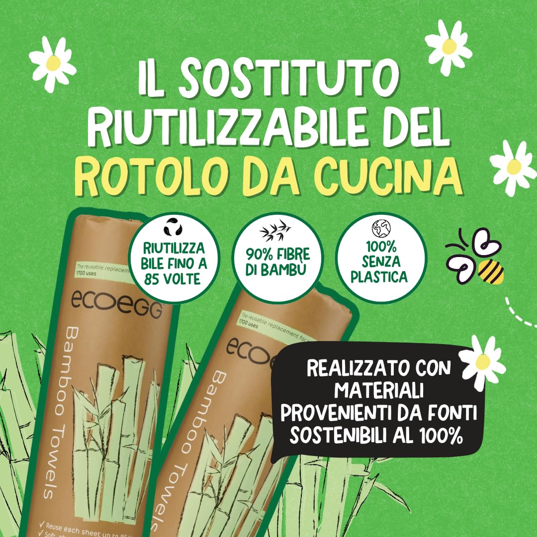 DECEE Strofinacci Svedesi Riutilizzabili – 5 Panni In Cellulosa E Cotone – Assorbenti, Ecologici, Lavabili – Vintage Lux - 3