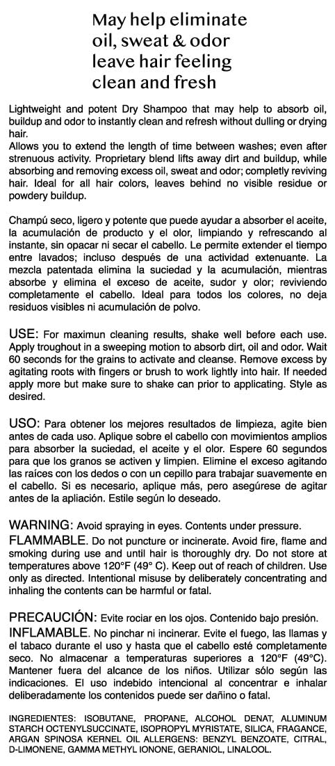 Eternal Spirit Beauty Dry Shampoo