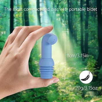 3 Pack Portable Bidet for Toilet, Travel, Hiking, Camping, Compatible with Every Bottle, Shattaf Bidet Sprayer