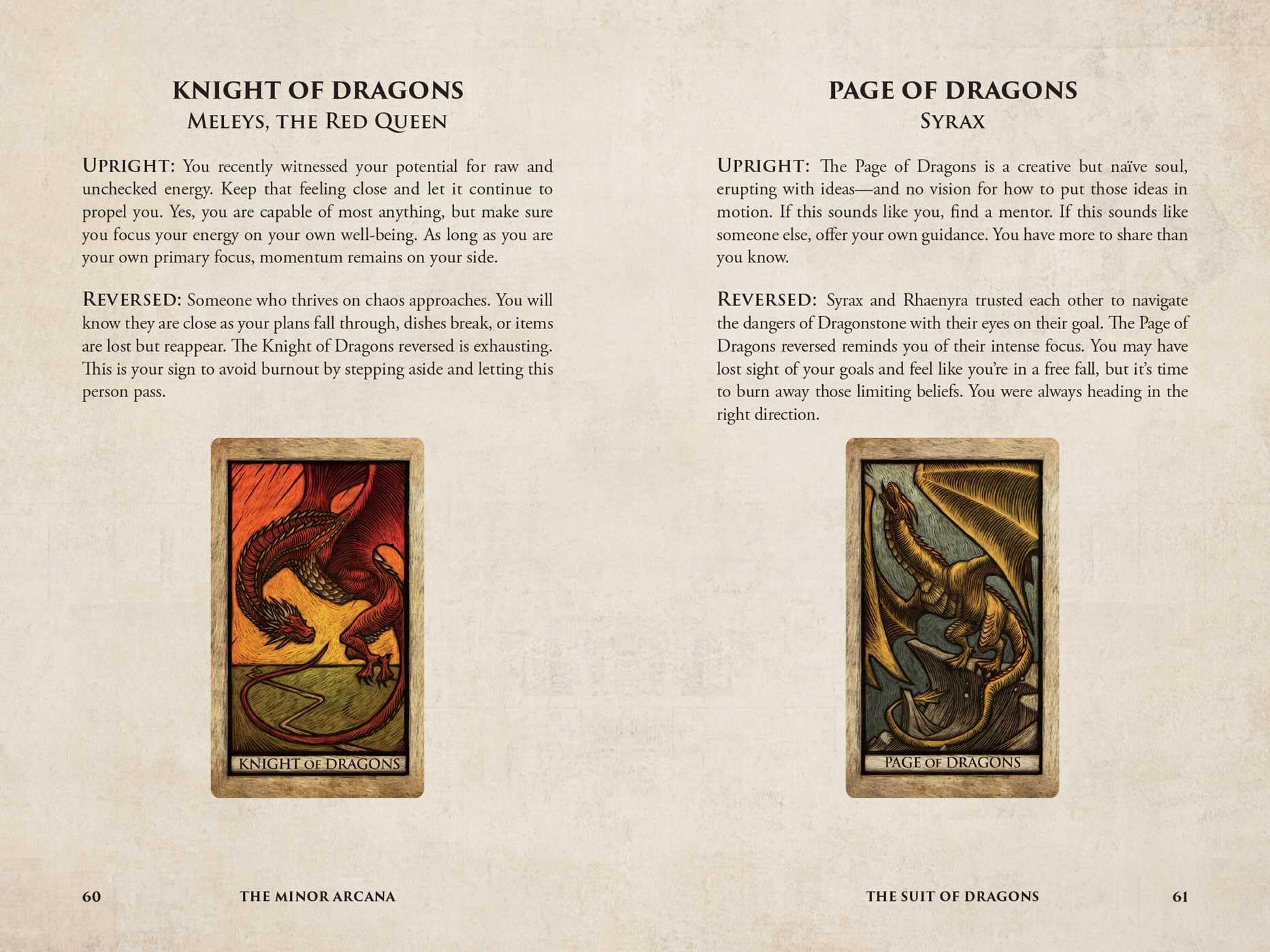 House of the Dragon Tarot Deck and Guidebook