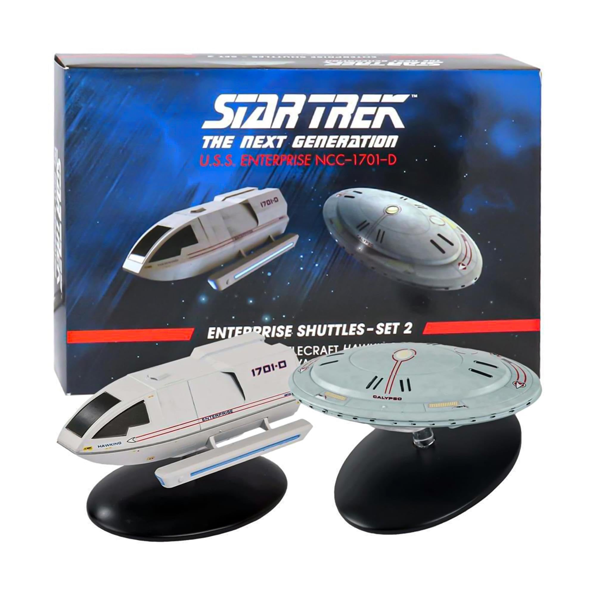 Eaglemoss Sguttel Model Set 2 Type 6 Shuttle, Captains Yacht Calypso