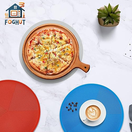 Miniatura 9 de Tapete multiuso para microondas, paquete de 3 salvamanteles, almohadilla caliente, soportes para ollas, tapete individual, soporte para utensilios,