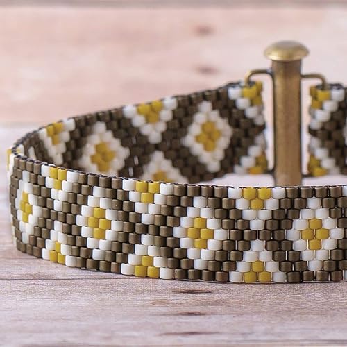 Miniatura 9 de Miyuki Paquete de cuentas de semillas Delica: tamaño 11/0, colección de paleta de brillo opaco verde DB262, DB263, DB264 - 3 tubos de 0.25 oz ea