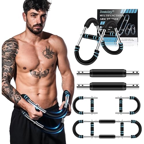 Professional Twister Arm Trainer, Adjustable 60-100lb Chest Workout Equipment for Men, Portable Detachable Design for Home Gym, Arm Chest and Shoulder Muscle Strength Exerciser Training