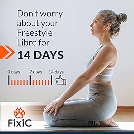 Fixi Adhesive Patches 10 Pack Good for Libre 1, 2 Waterproof Patches Libre Adhesive Covers The Best Fixation for Your Sensor!