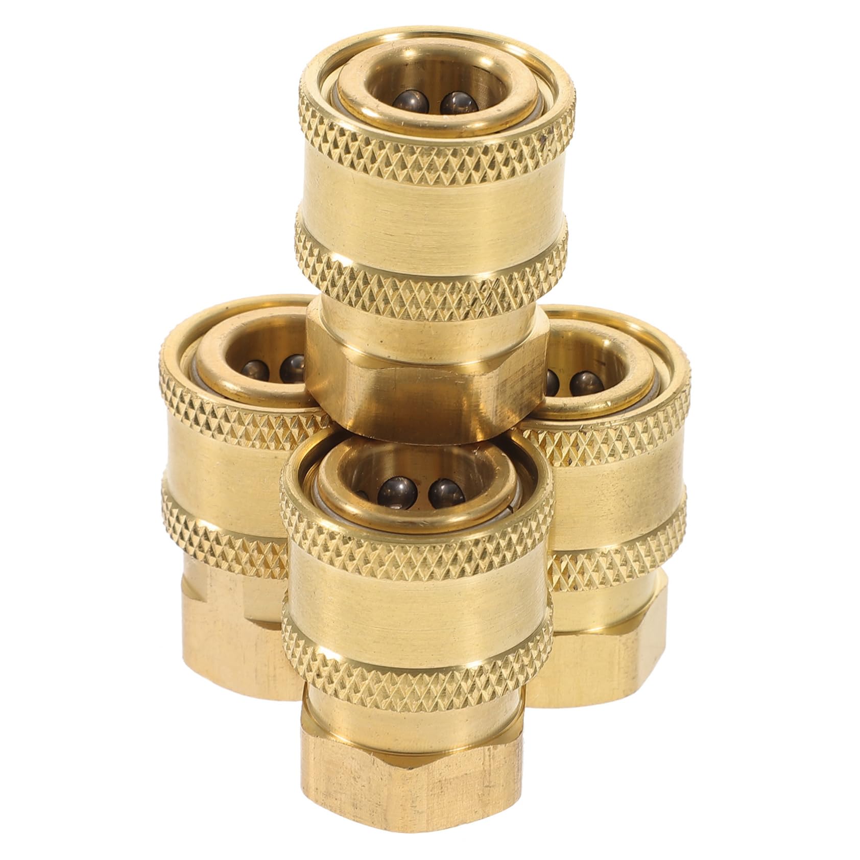 Adaptadores de grifo flexibles de rosca de hierro macho Juego de accesorios de conector de manguera, conectores de línea de aire Conectores rápidos de conexión de manguera Acoplador de aire y juego de