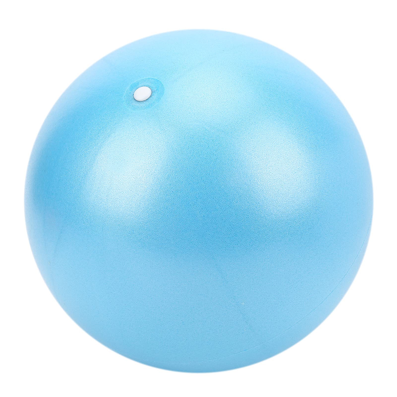 BONKZEBU 25cm Pilates Ball, Explosion Proof Yoga Exercise Ball for Strengthening Muscles and Improving Balance, with Anti Skid Foam Structure for Fitness and Pregnancy Support (Blue)