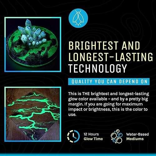 Miniatura 5 de 1onza de polvo que brilla en la oscuridad, impermeable.