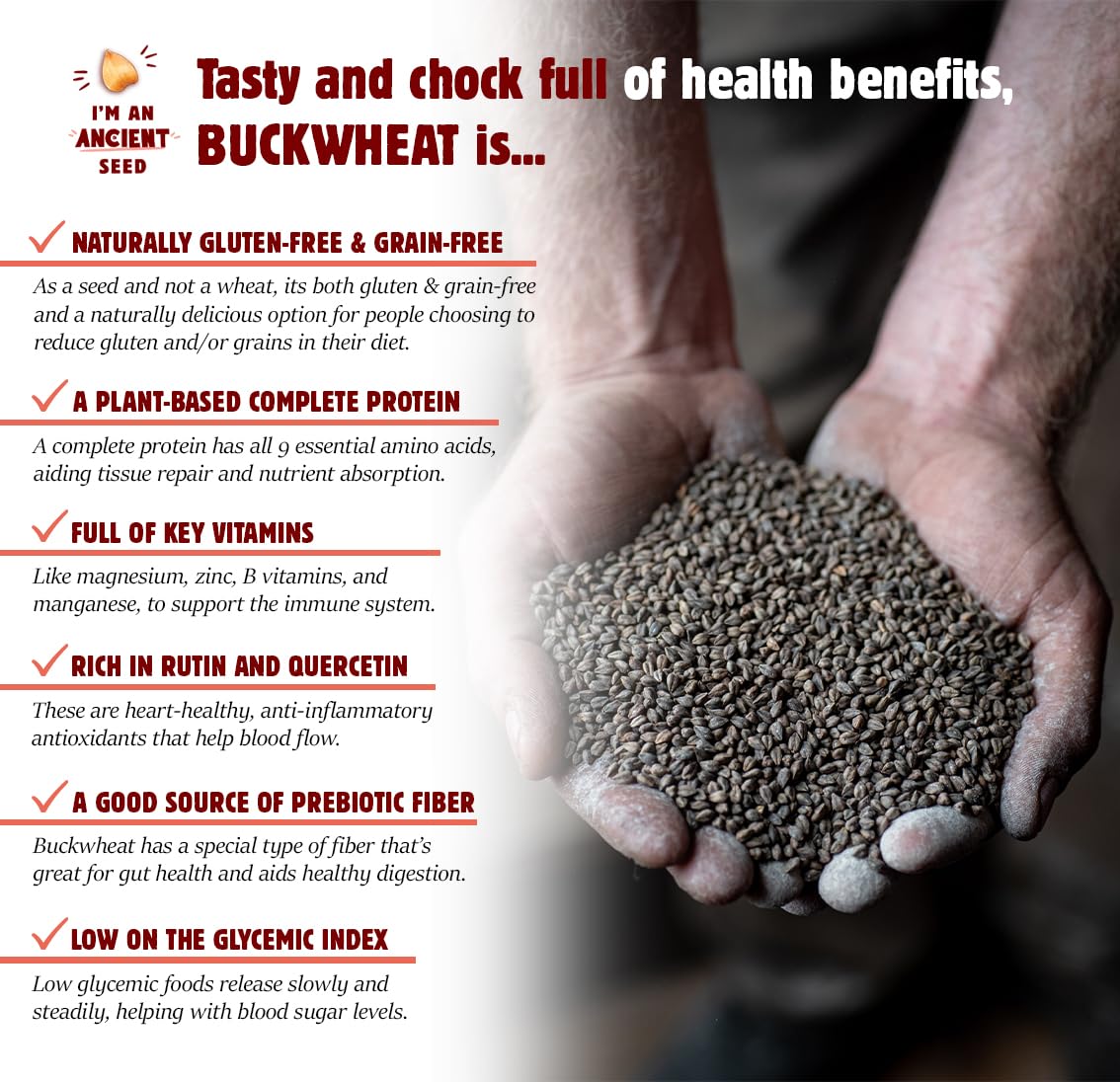 Better with Buckwheat Everything Crackers - Gluten-Free Crackers, Healthy Snack Crackers, Grain-Free, Non-GMO, Sugar-Free - Pair with Cheese, Hummus & Dips thumbnail 6