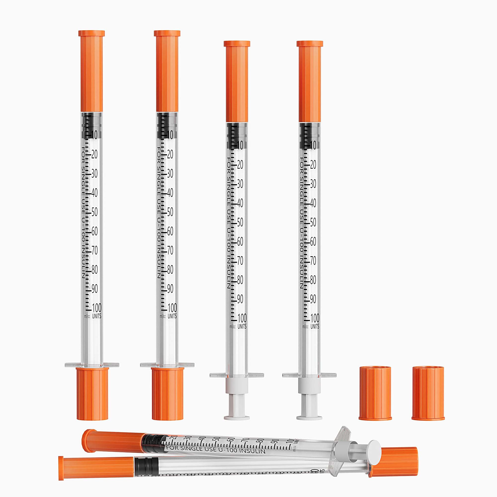 Photo 1 of 1ml/cc Syringe 29G 5/16 Inch, Lab Dispensing Syringes, Individual Wrapped, Pack of 100