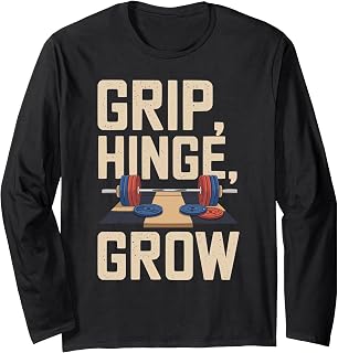 Romanian Deadlift Bodybuilding Fitness Workout Gym Long Sleeve T-Shirt