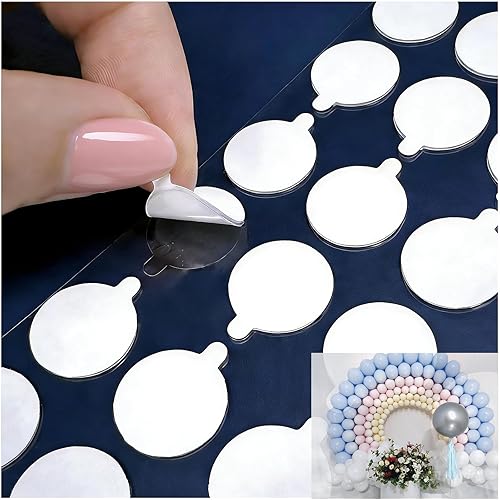 Puntos adhesivos de doble cara, cinta de montaje fuerte de 0.79 pulgadas, masilla adhesiva fácil de pelar, pegamento de masilla de museo extraíble