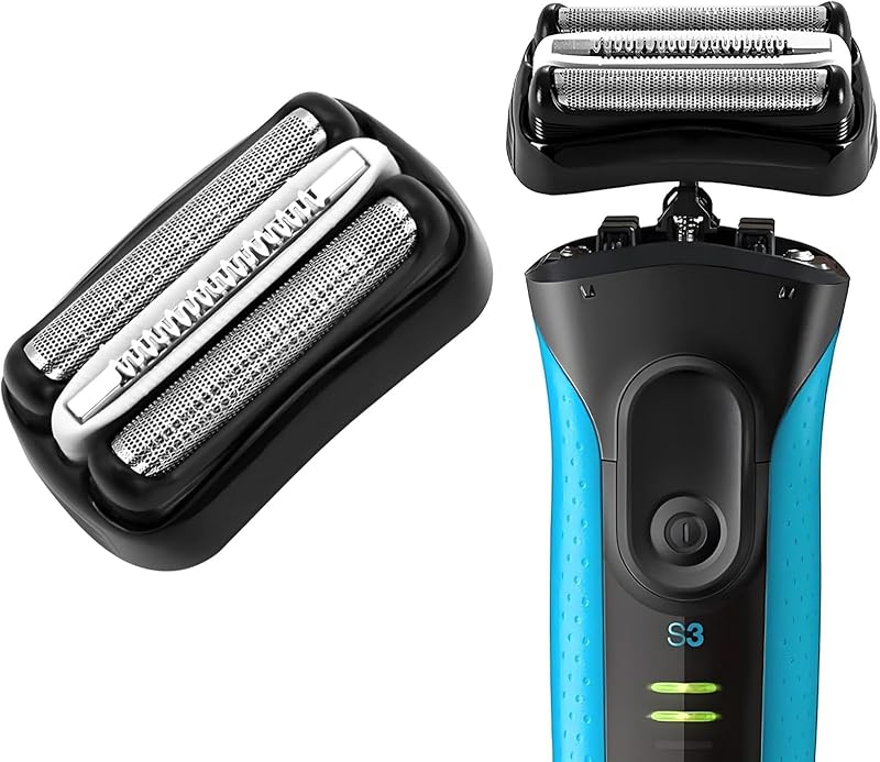 Cabeça de reposição 32B para barbeadores Braun Series 3, película e bloco de corte