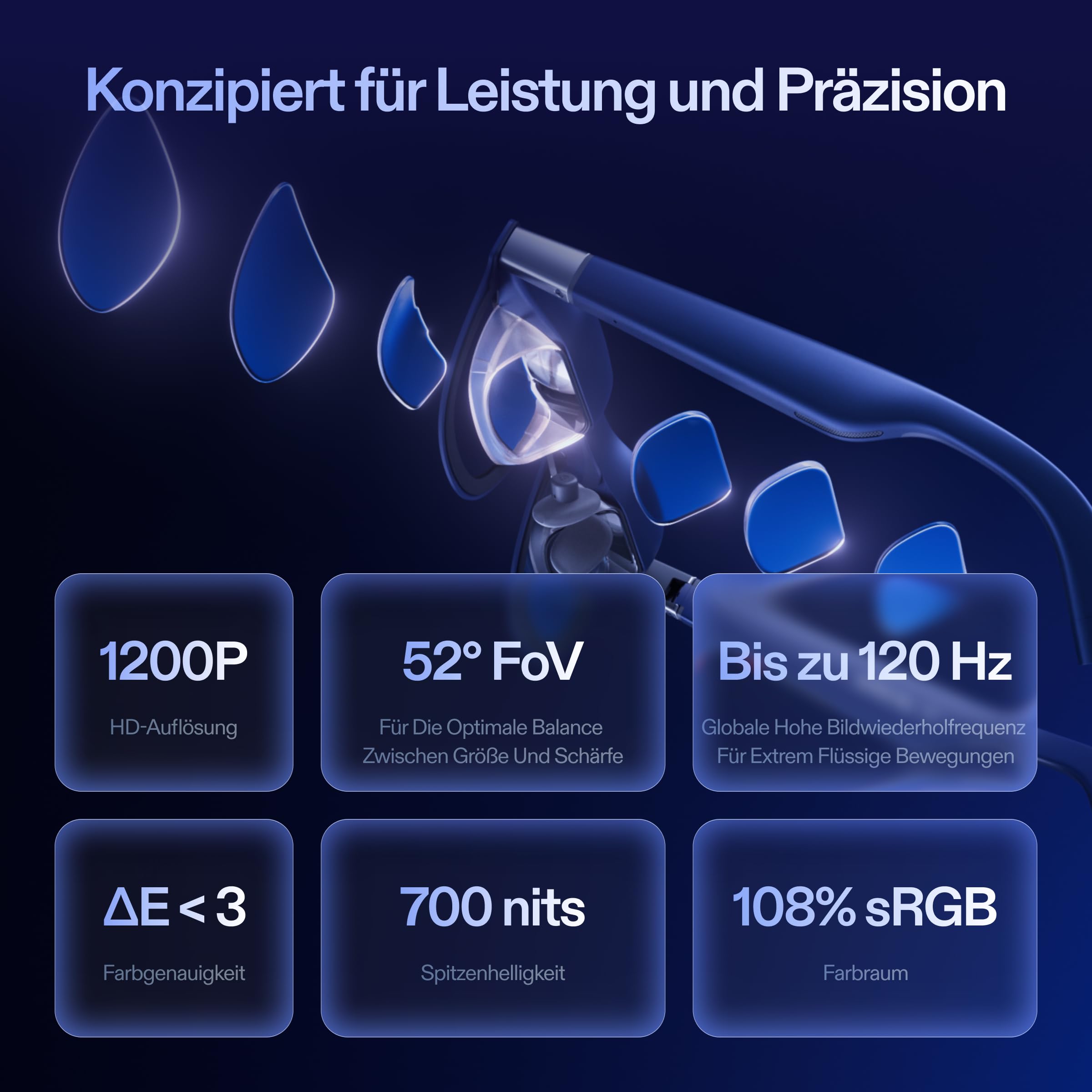 XREAL 1S AR Gafas Bundle XREAL Hub, para iPhone 17/16/15, Real 3D, Power und Play Adapter