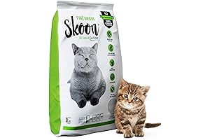 Skoon All-Natural Fine Grain Cat Litter: Purrfect for Kittens