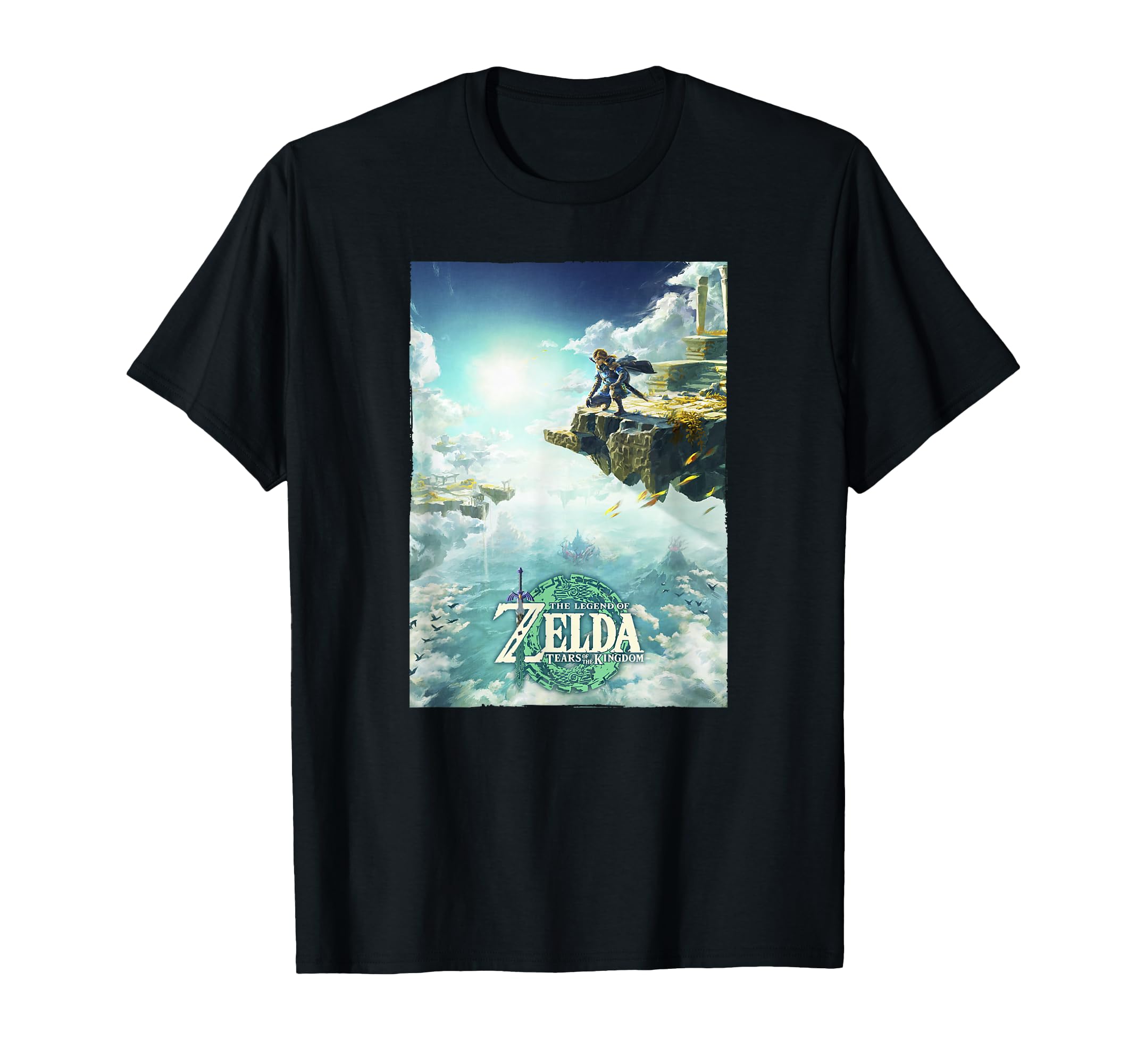 The Legend of Zelda Tears of The Kingdom Cloudy Link Poster T-Shirt