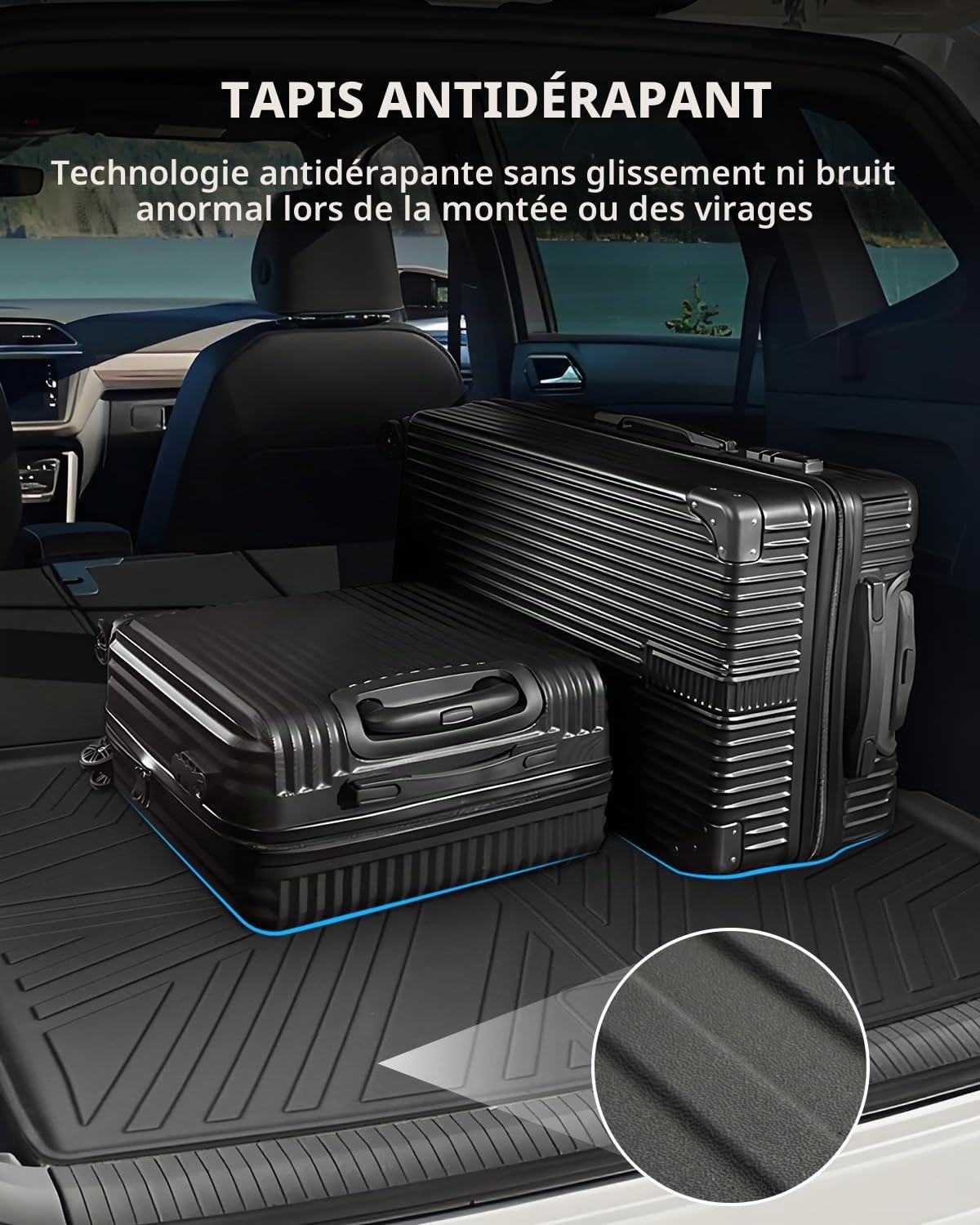 TPE Tapis de Coffre pour VW Tiguan 3 Mild Hybrid/PHEV 2024-2026