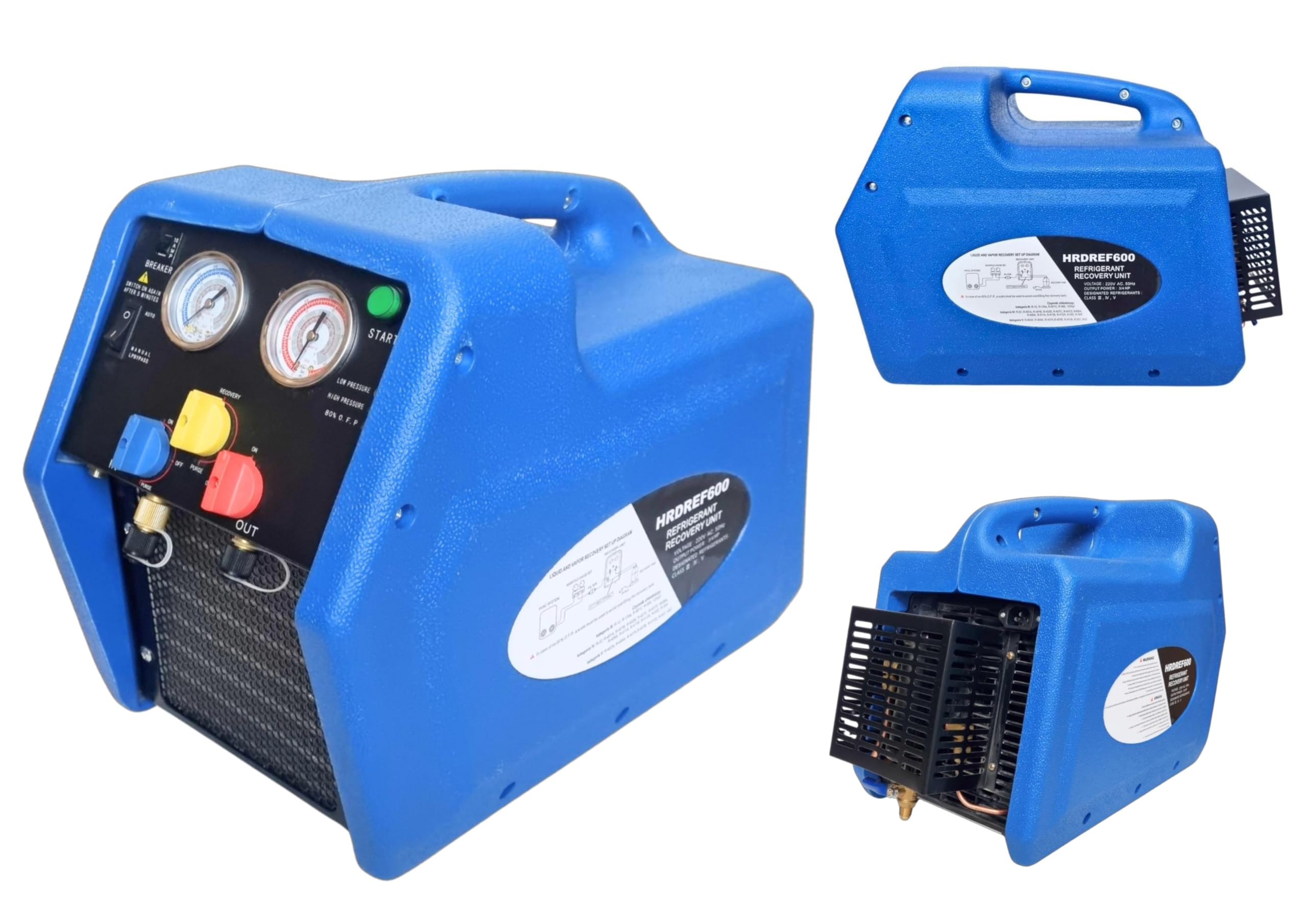 Máquina de recuperación para refrigerantes R32 R134a R404a R1234yf HFC CFC