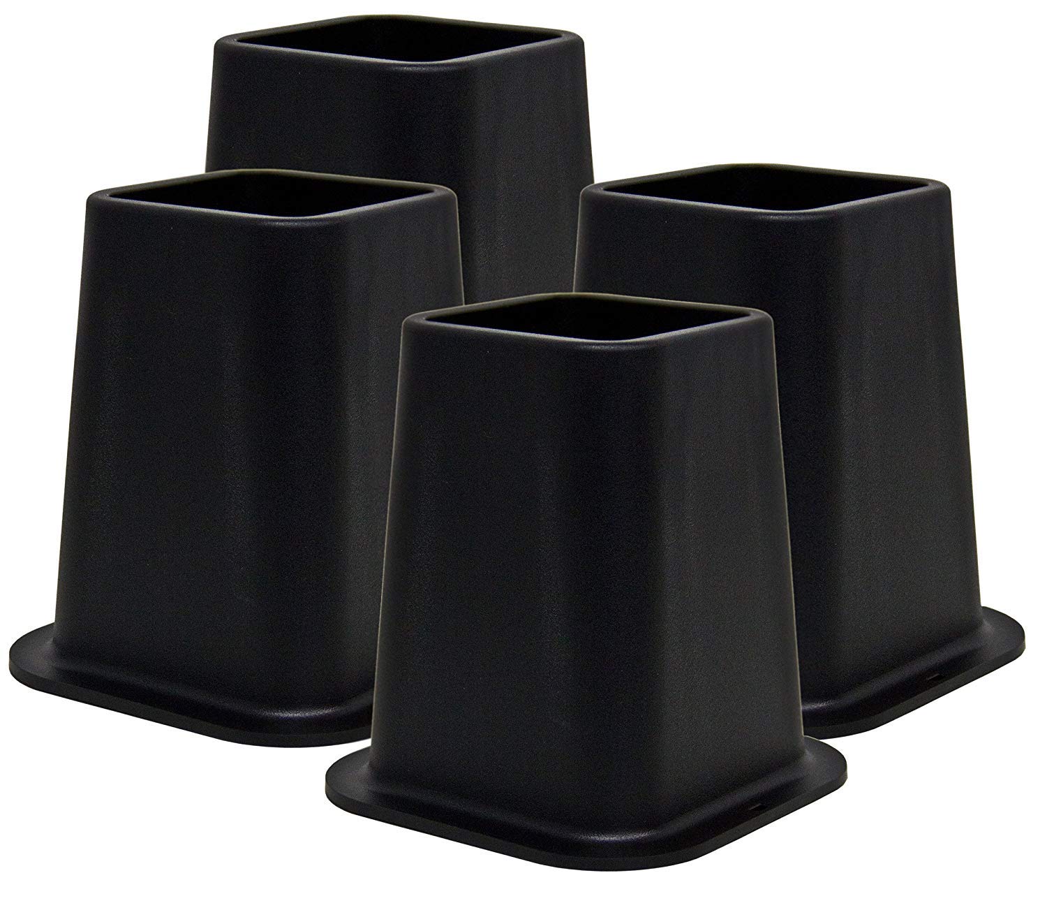 6 inch Bed Risers Heavy Duty Stackable Furniture Raiser Lifter Leg Bed ...