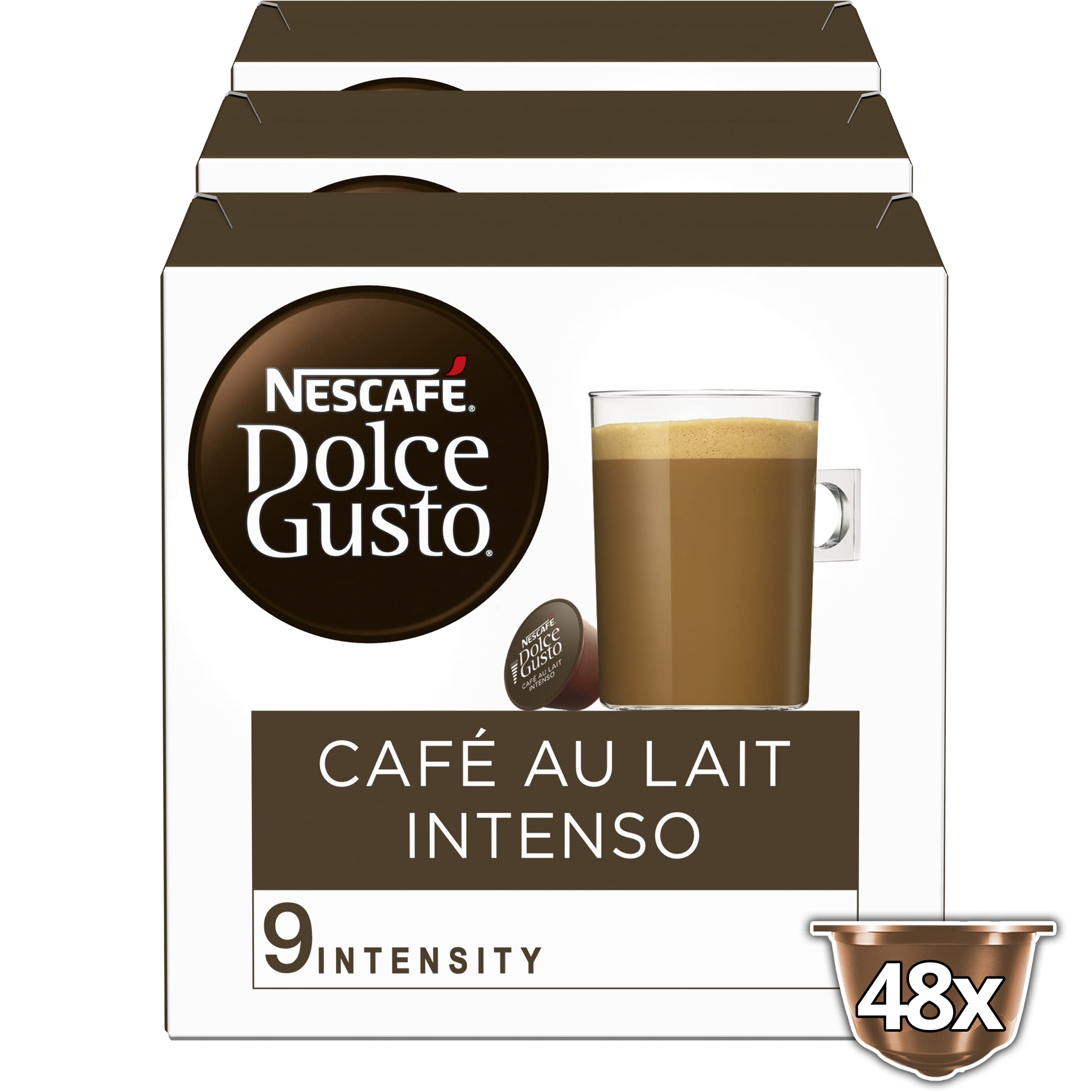 Dolce Gusto - Café Au Lait Intenso - 3X 16 Pods