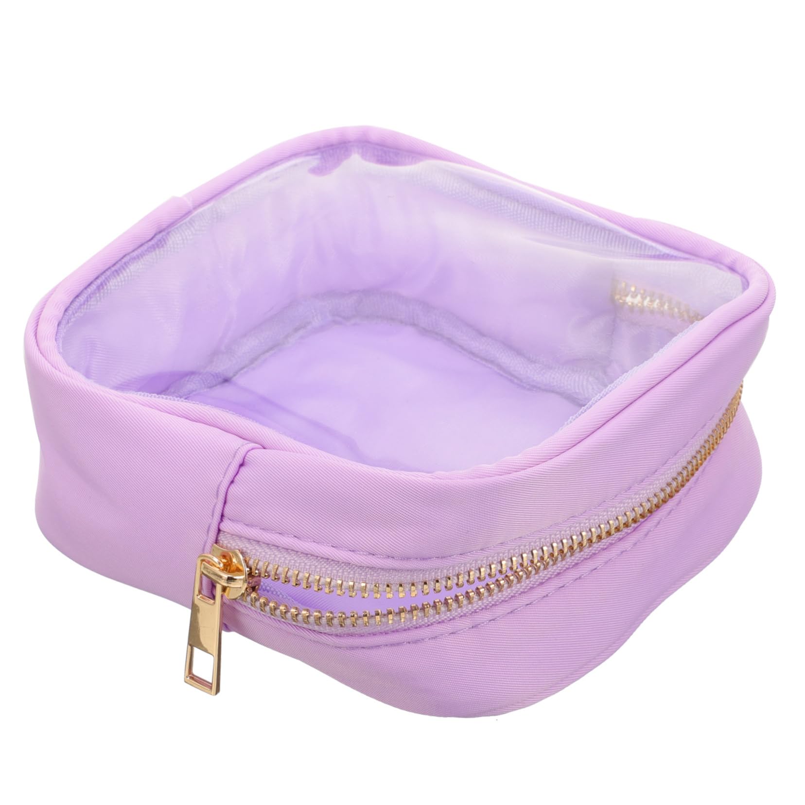 5pezzi Borsa Cosmetica Trasparente Portatile Per Viaggi Organizer Makeup Con Chiusura Cerniera Ampio Spazio Per Toilette e Accessori Design Compatto e Funzionale Per Lipstick e