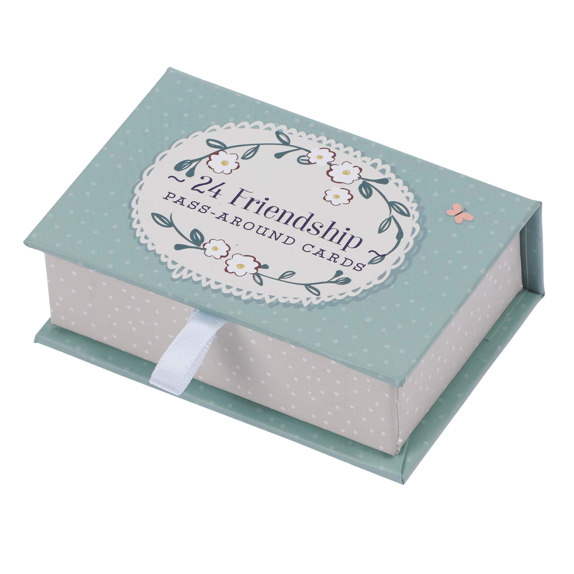 Christian Art Gifts Pass Around Card Set | Friendship Baby Woodland Creatures | Encouraging Scripture Cards to Share in Box, Pack of 24