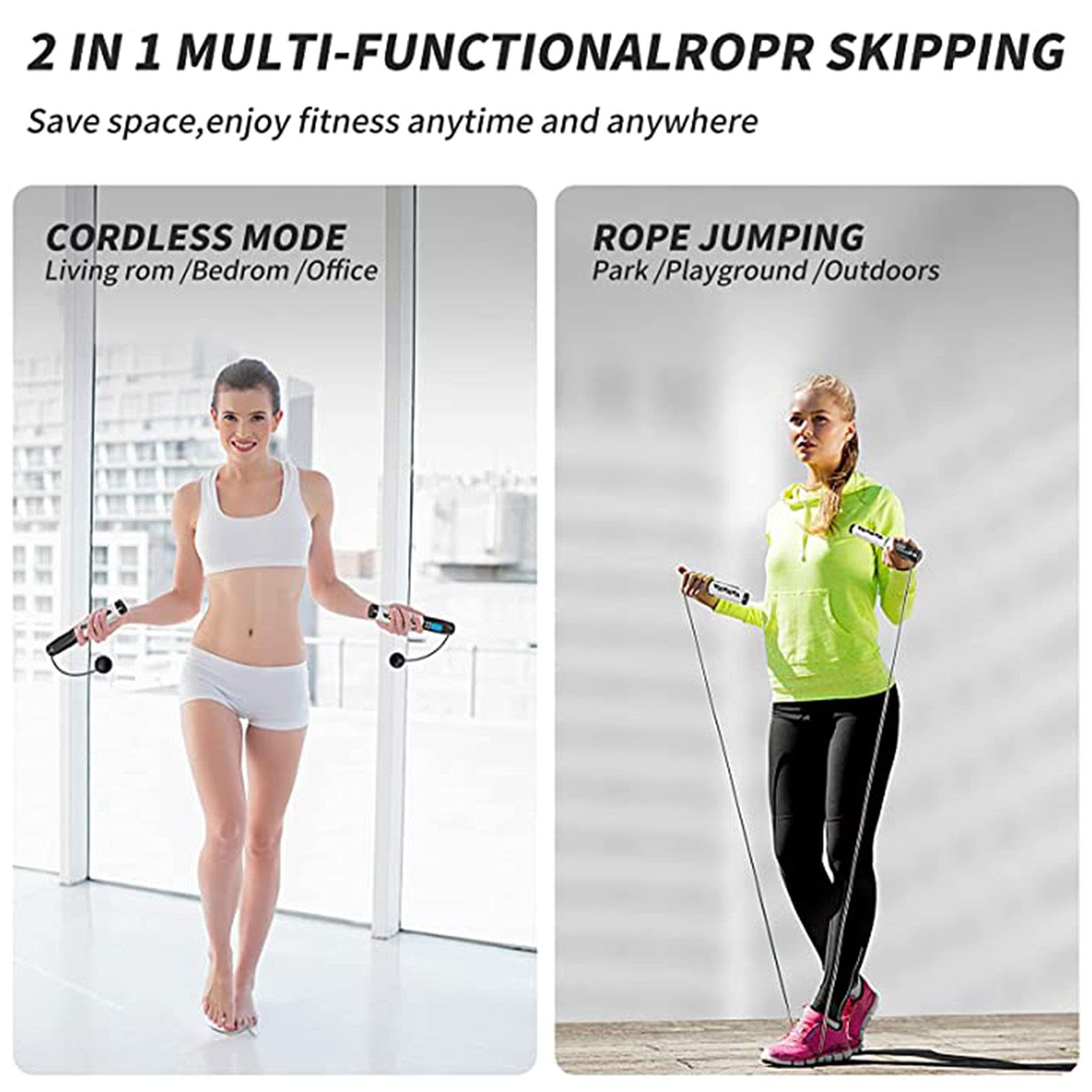 Cuerda Saltar Comba Profesional Cross Training Alta Velocidad sin Cable para Hombre, Mujer, Fitness, Ejercicio de Intervalos, Crossfit