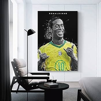 Amazon.co.jp: MPOWRX Ronaldinho ポスター 1 ウォールアート スポーツ