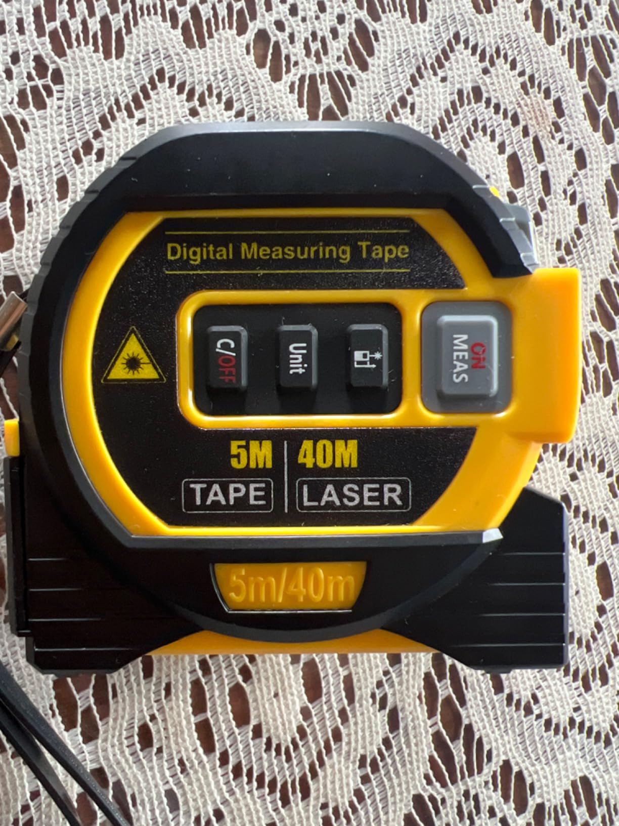 KROST 3 in 1 Digital Tape Measure, Laser Line Level Infrared Distance ...