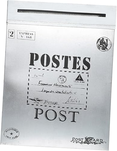 Miniatura 1 de GANAZONO Buzón de sugerencias, decoración de pared, buzón de correo al aire libre, buzón de correo, montaje en pared, decoración de buzón de