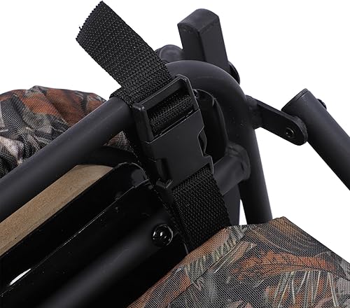 Miniatura 8 de SUNGOOYUE Camping Chair, 360 Degree Rotating, Foldable, Fishing, Hiking, Picnic, 600D Oxford Cloth, Portable Outdoor Chair