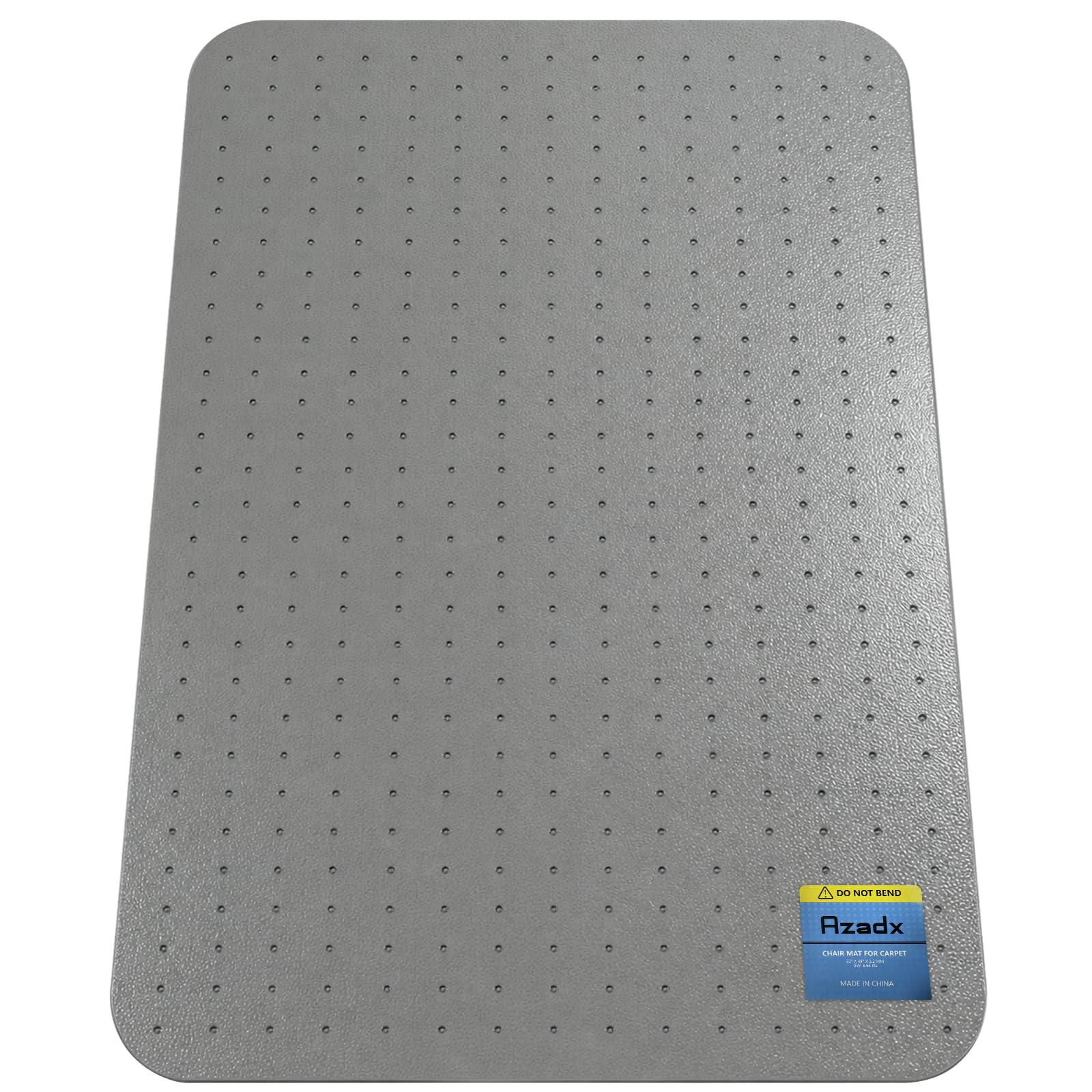 Azadx Heavy Duty Office Chair Mat for Carpet 32" x 48" Hard Material