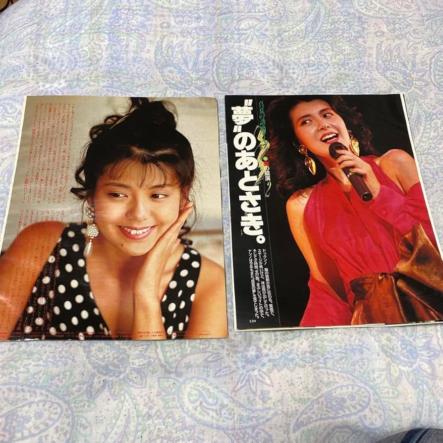 Amazon.co.jp: 南野陽子23歳の超可愛い切り抜き2個セット超1991年