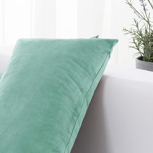 Miniatura 3 de HWY 50 fundas de almohada decorativas de terciopelo sólido para sofá, sala de estar.