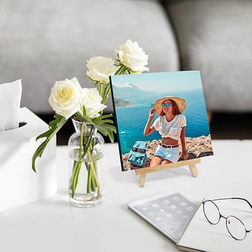 Miniatura 4 de Custom Style Marcos de fotos personalizados con caballete, regalos de fotos personalizados para bebés, niños y familia, marco de ultrasonido en