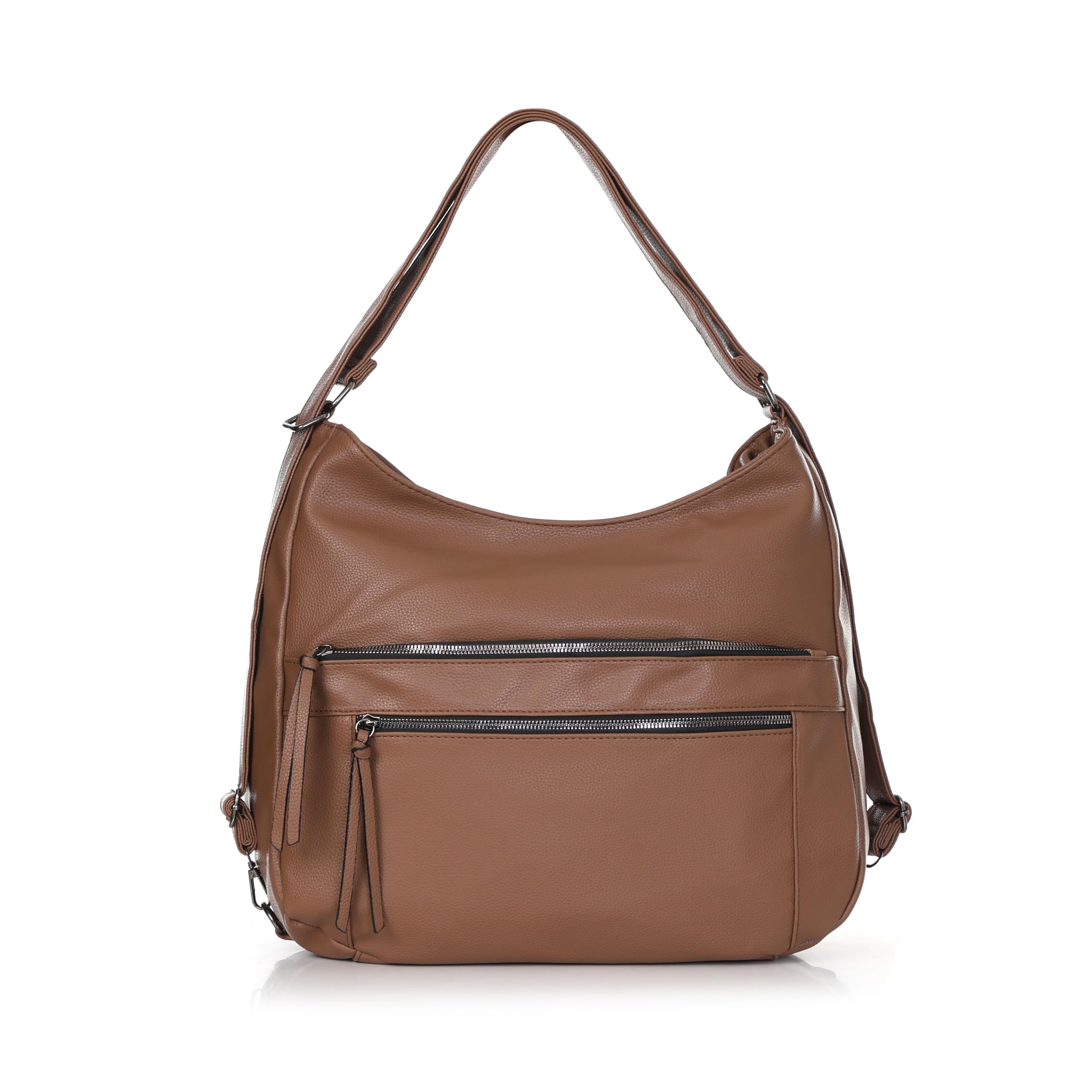 abbana Womens Convertible Tote Bag for Women Large Vegan Leather Shoulder Handbag with Multiple Pockets Stylish Hobo Purse for Daily Use Work Travel-picture-10