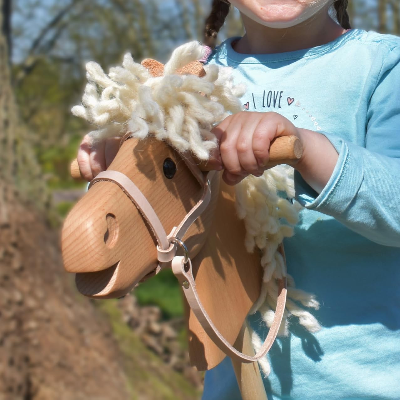 Steckenpferd Haflinger Hobby Horse Holzpferd